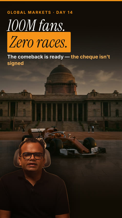 100 million F1 fans. Zero races.